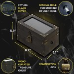 Pistol Asap Infuser Asap Kayu Birner PRO - Kit Kotak Asap, 12 PCS, Mesin Asap dengan Aksesori dan Serpihan Kayu - Asap Dingin untuk Makanan dan Minuman,